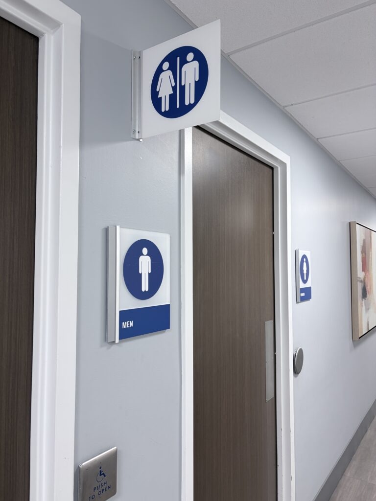 Texas Health Restroom Signs